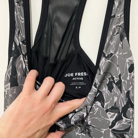 JOE FRESH Floral Workout Tank - Picture 2 of 4